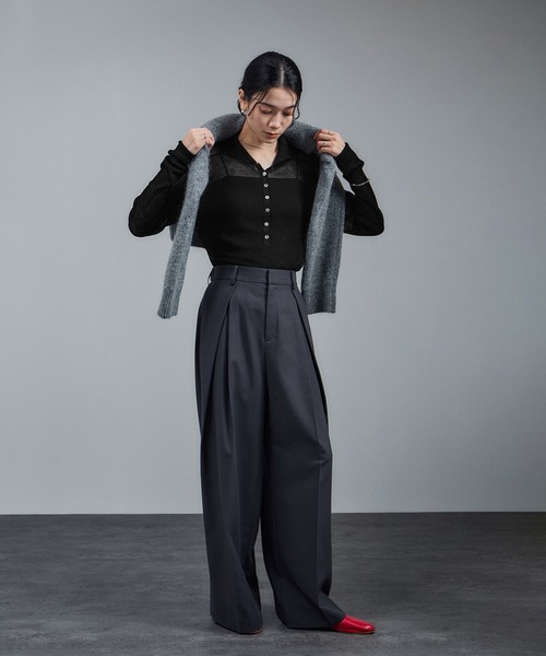 SALON adam et rope'（サロン アダム エ ロペ）の「リブニット2WAY