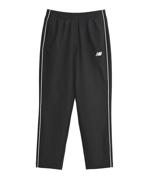 NEW BALANCE(ニューバランス)の「裏起毛トリコットラインドパンツ(テーパード)(スウェットパンツ・レディース・ブラック/グレイッシュベージュ・SMALL/MEDIUM/LARGE/X-LARGE)」の1枚目の写真