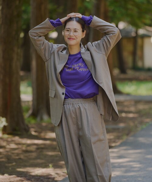 WHIMSIC(ウィムジック)の「【WHIMSIC/SETUP対応】2Bテーラードジャケット(テーラードジャケット・レディース・チャコールグレー/ブラウン/ネイビー/ブラウン系その他/グレー系その他/ベージュ・FREE)」の7枚目の写真