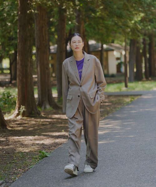 WHIMSIC(ウィムジック)の「【WHIMSIC/SETUP対応】2Bテーラードジャケット(テーラードジャケット・レディース・チャコールグレー/ブラウン/ネイビー/ブラウン系その他/グレー系その他/ベージュ・FREE)」の10枚目の写真