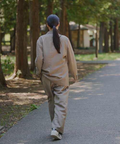 WHIMSIC(ウィムジック)の「【WHIMSIC/SETUP対応】2Bテーラードジャケット(テーラードジャケット・レディース・チャコールグレー/ブラウン/ネイビー/ブラウン系その他/グレー系その他/ベージュ・FREE)」の12枚目の写真