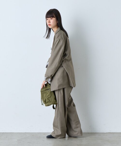 WHIMSIC(ウィムジック)の「【WHIMSIC/SETUP対応】2Bテーラードジャケット(テーラードジャケット・レディース・チャコールグレー/ブラウン/ネイビー/ブラウン系その他/グレー系その他/ベージュ・FREE)」の15枚目の写真