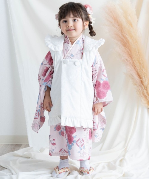 七五三用被布　被布ドレス　3歳用 楽天市場】七五三 着物 3歳 レンタル 753 3歳 女の子 フルセット ( 三