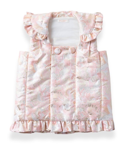 七五三 フリルジャガード被布 3歳 女の子（着物）｜SweetMommy