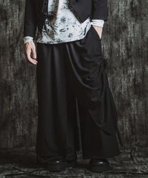 NO ID. | 【NO ID.】Drawstring Layered Baggy Trousers / ドローストリングス レイヤード バギー トラウザーズ(その他パンツ)