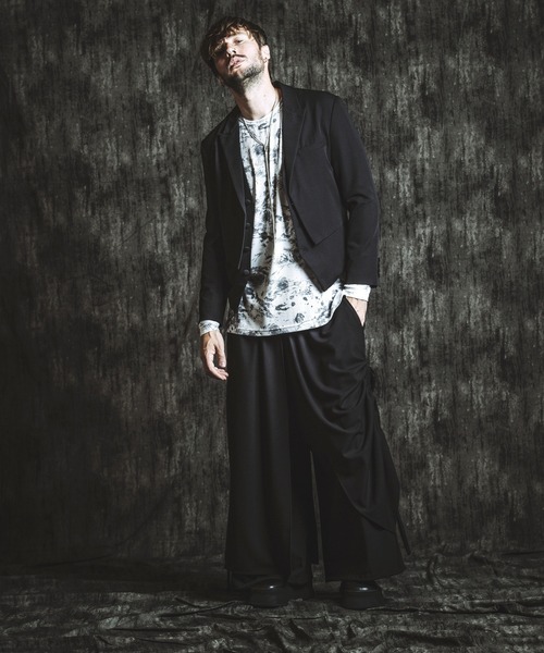 NO ID.(ノーアイディ)の「【NO ID.】Drawstring Layered Baggy Trousers / ドローストリングス レイヤード バギー トラウザーズ(その他パンツ・メンズ・その他23/ブラック・1(S)/2(M))」の21枚目の写真