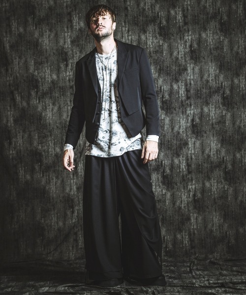 NO ID.(ノーアイディ)の「【NO ID.】Drawstring Layered Baggy Trousers / ドローストリングス レイヤード バギー トラウザーズ(その他パンツ・メンズ・その他23/ブラック・1(S)/2(M))」の10枚目の写真
