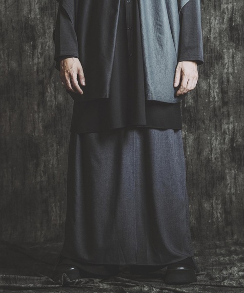 NO ID.(ノーアイディ)の「【NO ID.】Drawstring Layered Baggy Trousers / ドローストリングス レイヤード バギー トラウザーズ(その他パンツ・メンズ・その他23/ブラック・1(S)/2(M))」の7枚目の写真