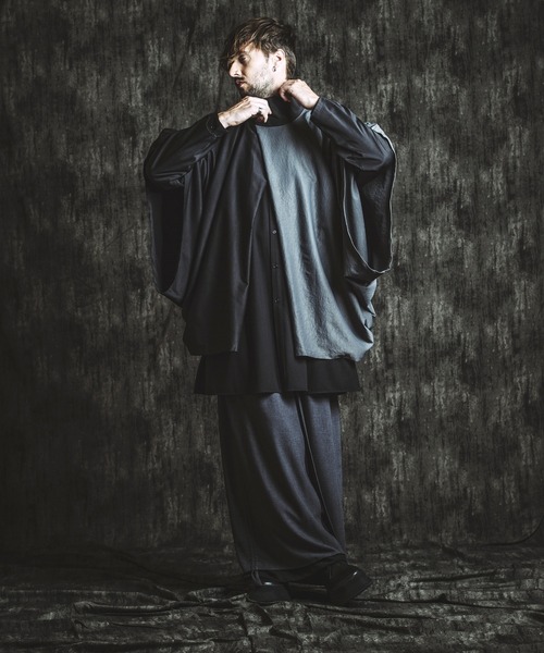 NO ID.(ノーアイディ)の「【NO ID.】Drawstring Layered Baggy Trousers / ドローストリングス レイヤード バギー トラウザーズ(その他パンツ・メンズ・その他23/ブラック・1(S)/2(M))」の3枚目の写真