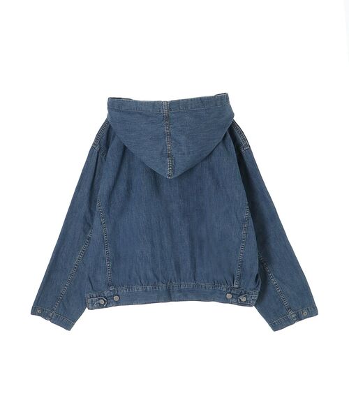 HYSTERIC GLAMOUR（ヒステリックグラマー）の「SPEAK NO EVIL刺繍 プルオーバーデニムシャツ（シャツ/ブラウス・レディース・ライトインディゴブルー・FREE）」の2枚目の写真