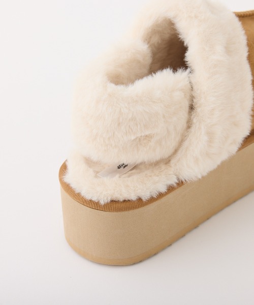 2wayフェイクムートンサボ（サンダル）｜one after another NICE CLAUP