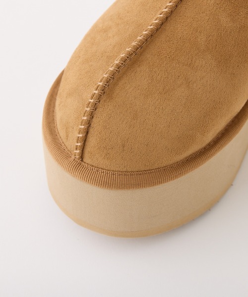 2wayフェイクムートンサボ（サンダル）｜one after another NICE CLAUP