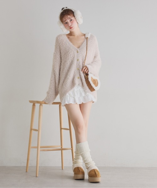 one after another NICE CLAUP（ワンアフターアナザーナイスクラップ）の「2wayフェイクムートンサボ（サンダル・レディース・キャメル/ブラック/オフホワイト・S/L/M）」の20枚目の写真