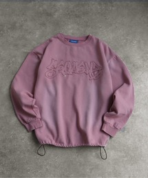 SEQUENZ（シークエンズ）の「【SEQUENZ/シークエンズ】vintage finishing logo sweatshirt/別注　ヴィンテージライクフェード加工 クルーネックスウェット（スウェット）」
