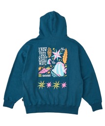 BILLABONG レディース 【LUISE ONO】SEA SWEAT HOODIE パーカー 【LOOSE FIT】【2025年秋冬モデル】/ビラボンLuise Onoコラボバックプリントルーズフィットプルオーバーパーカー・フーディーボ