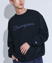 MDR（エムディアール）の「【Champion】『配色ロゴ刺繍スウェットトップス』（スウェット）」