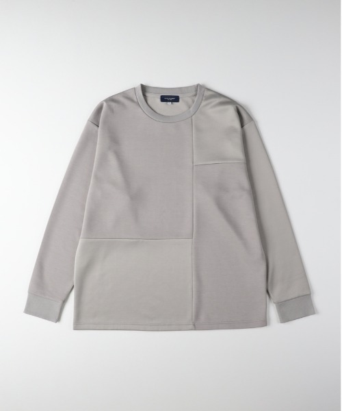 BACK NUMBER(バックナンバー)の「BACK NUMBER(バックナンバー)【メンズ】TRPU同色切替ロングスリーブTシャツ(Tシャツ/カットソー・メンズ・ライトベージュ/ブルー/グレー・M/L/XL)」の2枚目の写真