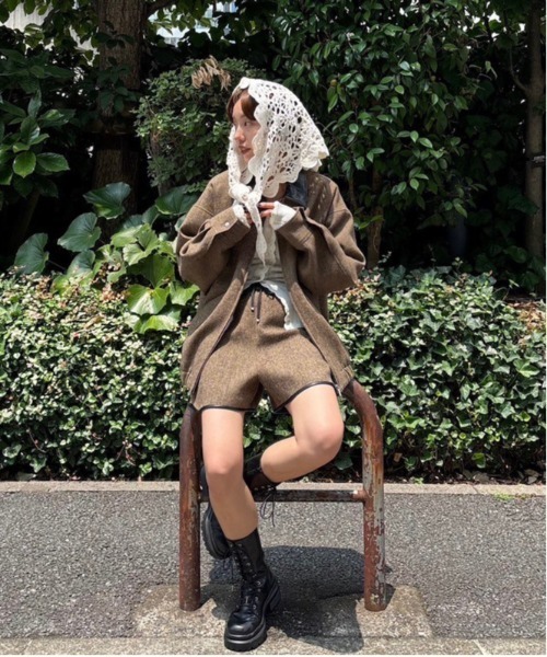 UND TWEED WORK DETAIL BLOUSON（ブルゾン）｜Ameri（アメリ）の