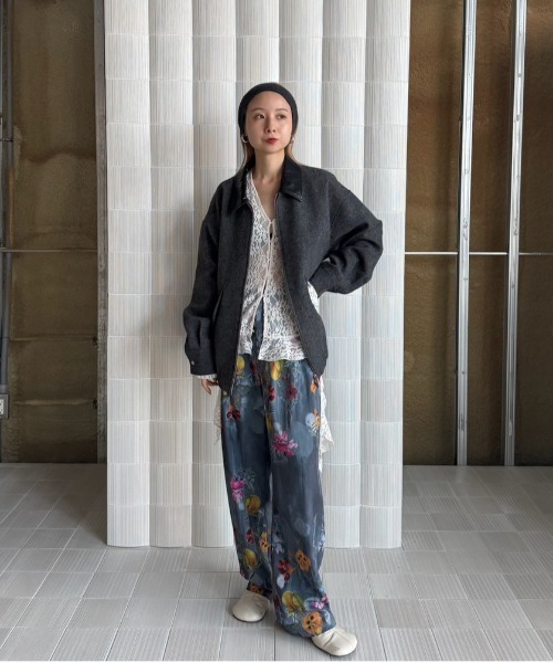 UND TWEED WORK DETAIL BLOUSON（ブルゾン）｜Ameri（アメリ）の