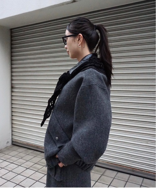 UND TWEED WORK DETAIL BLOUSON（ブルゾン）｜Ameri（アメリ）の