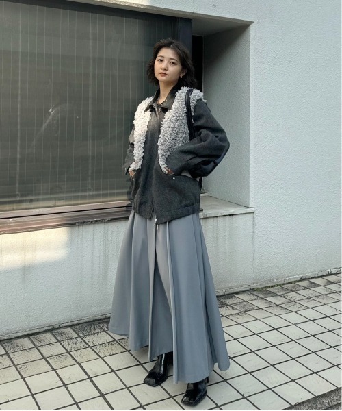 UND TWEED WORK DETAIL BLOUSON（ブルゾン）｜Ameri（アメリ）の