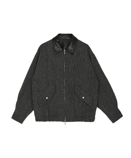Ameri（アメリ）の「UND TWEED WORK DETAIL BLOUSON（ブルゾン）」 - WEAR