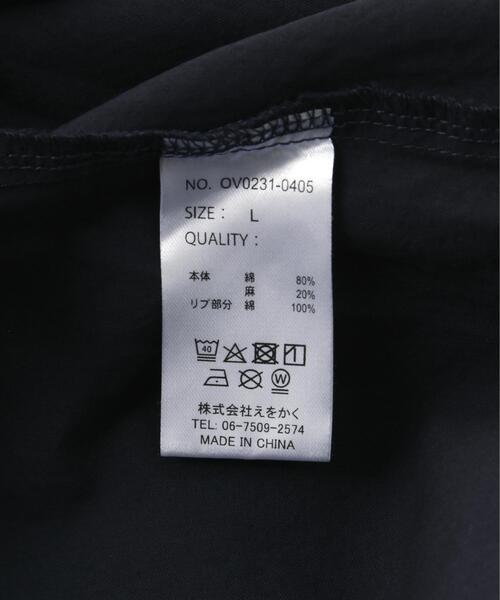 over print(オーバープリント)の「overprint/オーバープリント/COTTON LINEN BOWLING SHIRTS(シャツ/ブラウス・メンズ・ブラック/アイボリー/ネイビー・M/XL/L)」の11枚目の写真