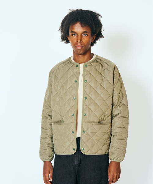 PENNEYS（ぺニーズ）の「PENNEY'S ぺニーズ / THE FOX STANDARD QUILT CREW CARDIGAN（ナイロンジャケット・メンズ・ネイビー/グレー/ブラック/ブラウン・MEDIUM/LARGE）」の6枚目の写真