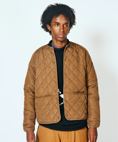 PENNEYS（ぺニーズ）の「PENNEY'S ぺニーズ / THE FOX STANDARD QUILT CREW CARDIGAN（ナイロンジャケット・メンズ・ネイビー/グレー/ブラック/ブラウン・MEDIUM/LARGE）」の5枚目の写真