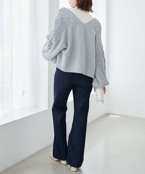 MAJESTIC LEGON（マジェスティックレゴン）の「Ladyライクパワショルトップス（Tシャツ/カットソー・レディース・オフホワイト/ピンク/ブラック/アイボリー・MEDIUM）」の11枚目の写真