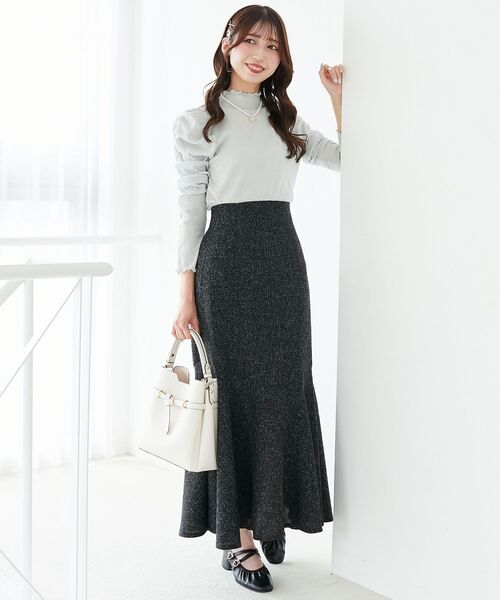 MAJESTIC LEGON（マジェスティックレゴン）の「Ladyライクパワショルトップス（Tシャツ/カットソー・レディース・オフホワイト/ピンク/ブラック/アイボリー・MEDIUM）」の15枚目の写真