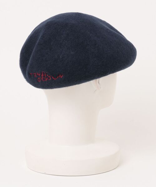 TINA：JOJUN（ティーナジョジュン）の「刺繍入り ベレー帽 TINA：JOJUN（ハンチング/ベレー帽・レディース・グレー/ネイビー・F）」の15枚目の写真