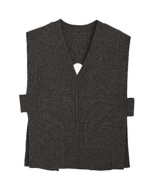 KNIT VEST SET SATIN DRESS（ドレス）｜Ameri（アメリ）のファッション