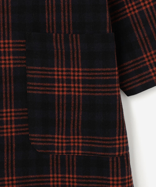 GALLEGO DESPORTES（ギャレゴデスポート）の「GALLEGO DESPORTES | ラウンドカラー ウールコート CHECK WOMEN（その他アウター・レディース・A・S）」の5枚目の写真