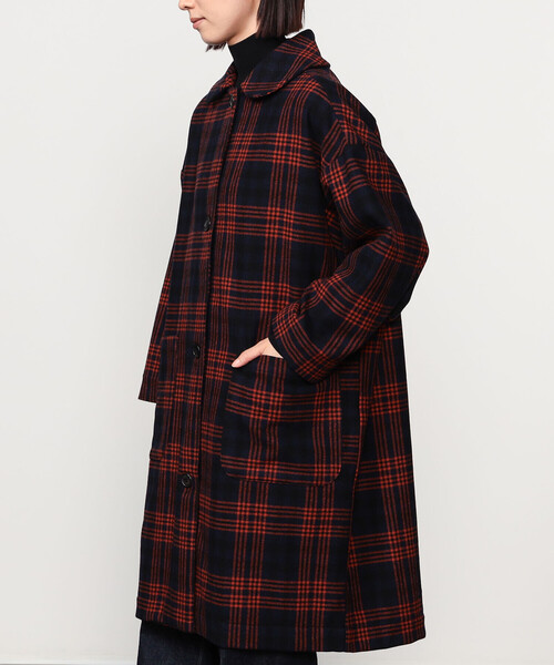 GALLEGO DESPORTES（ギャレゴデスポート）の「GALLEGO DESPORTES | ラウンドカラー ウールコート CHECK WOMEN（その他アウター・レディース・A・S）」の13枚目の写真
