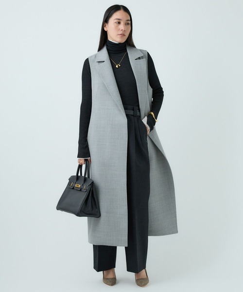 Chaos（カオス）の「Chaos(カオス)/◆坪田あさみさんInstaLIVE紹介◆　 バリストベスト（その他アウター・レディース・グレー系/グレー系1・FREE）」の4枚目の写真