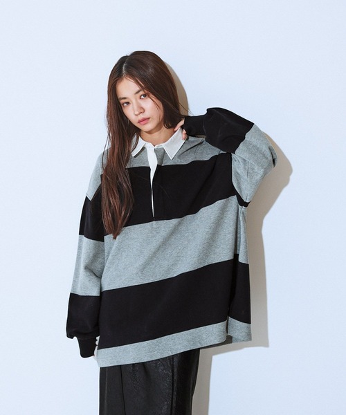 【専用】 00s NIKE AIT リバーシブル ラガーシャツ XL ボーダー 専用】 00s NIKE AIT リバーシブル ラガーシャツ XL ボーダー 専用