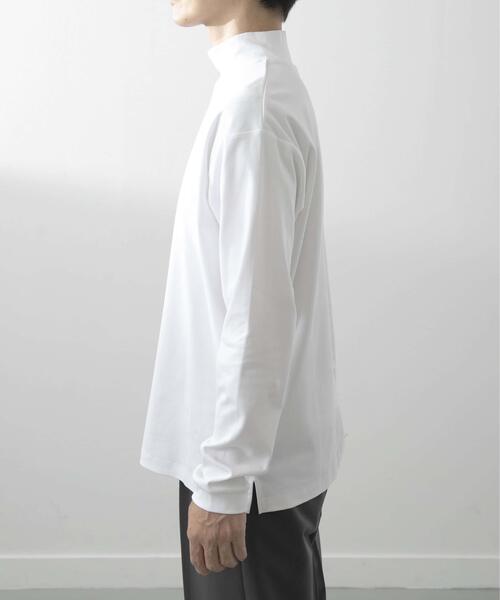 ITEMS URBANRESEARCH(アイテムズ アーバンリサーチ)の「Fine Cotton ハイネック カットソー(Tシャツ/カットソー・メンズ・ホワイト/ブラック・MEDIUM/LARGE)」の21枚目の写真