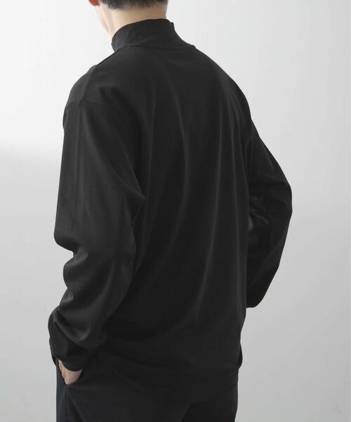 ITEMS URBANRESEARCH(アイテムズ アーバンリサーチ)の「Fine Cotton ハイネック カットソー(Tシャツ/カットソー・メンズ・ホワイト/ブラック・MEDIUM/LARGE)」の15枚目の写真
