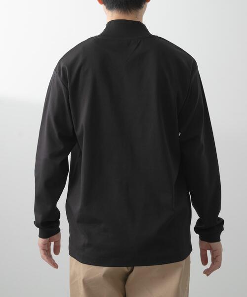 ITEMS URBANRESEARCH(アイテムズ アーバンリサーチ)の「Fine Cotton ハイネック カットソー(Tシャツ/カットソー・メンズ・ホワイト/ブラック・MEDIUM/LARGE)」の12枚目の写真