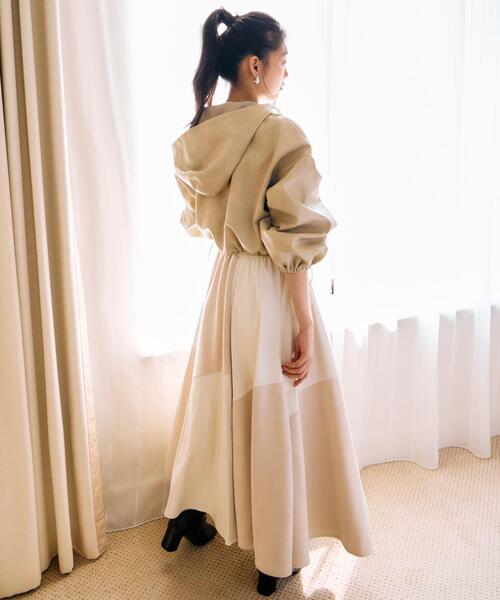 AND COUTURE(アンドクチュール)の「フェイクレザーブルゾン(ブルゾン・レディース・ベージュ/ブラック/ブラウン・FREE)」の13枚目の写真