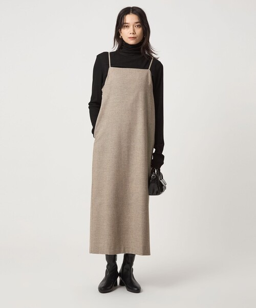 size SHORTあり］ライト サキソニー キャミソール ワンピース