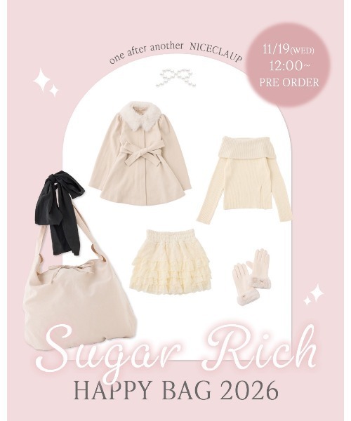 福袋】one after another NICE CLAUP【SugarRich】（福袋/福箱）｜one