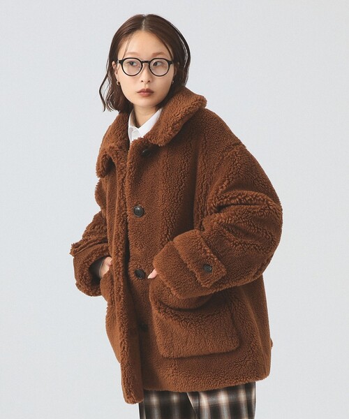 ボア ビッグ ポケット ハーフ コート（その他アウター）｜Ray BEAMS