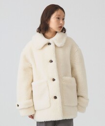 Ray BEAMS | ボア ビッグ ポケット ハーフ コート(その他アウター)