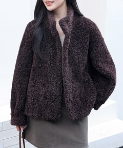 Whim Gazette DENIMボアブルゾン オーバーサイズウィムガゼット セール】ボアブルゾン（その他アウター）｜Whim Gazette（ウィム