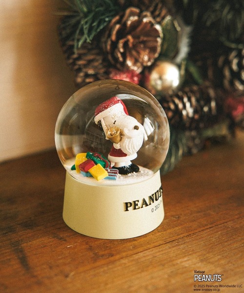PEANUTS×BAYFLOW】スノードーム☆2025X'mas☆（インテリア雑貨