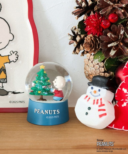 PEANUTS×BAYFLOW】スノードーム☆2025X'mas☆（インテリア雑貨