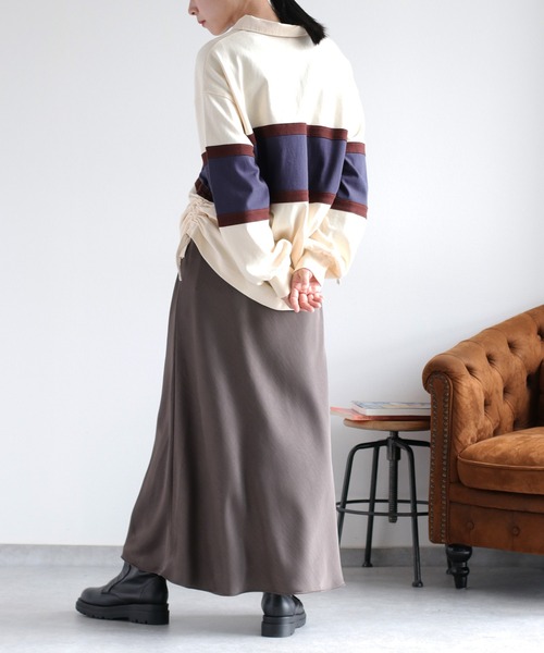 cepo(セポ)の「サイドドロストラガーTee(ポロシャツ・レディース・ホワイト系その他/ブラウン系その他・M)」の17枚目の写真