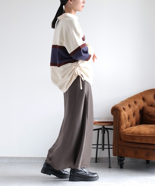 cepo(セポ)の「サイドドロストラガーTee(ポロシャツ・レディース・ホワイト系その他/ブラウン系その他・M)」の19枚目の写真